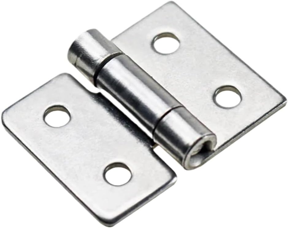 Small Hinge 304 Stainless Steel Industrial Equipment Cabinet and Household Tools 1Pcs(304 SS-Buffed)