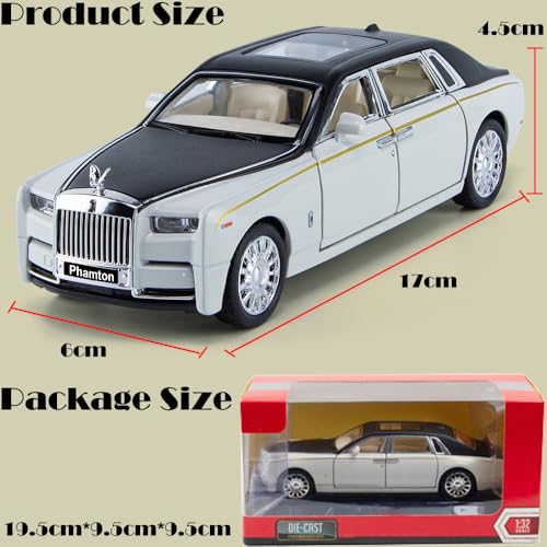 Vehículo a escala 1:32 modelo Phantom blanco miniatura 6