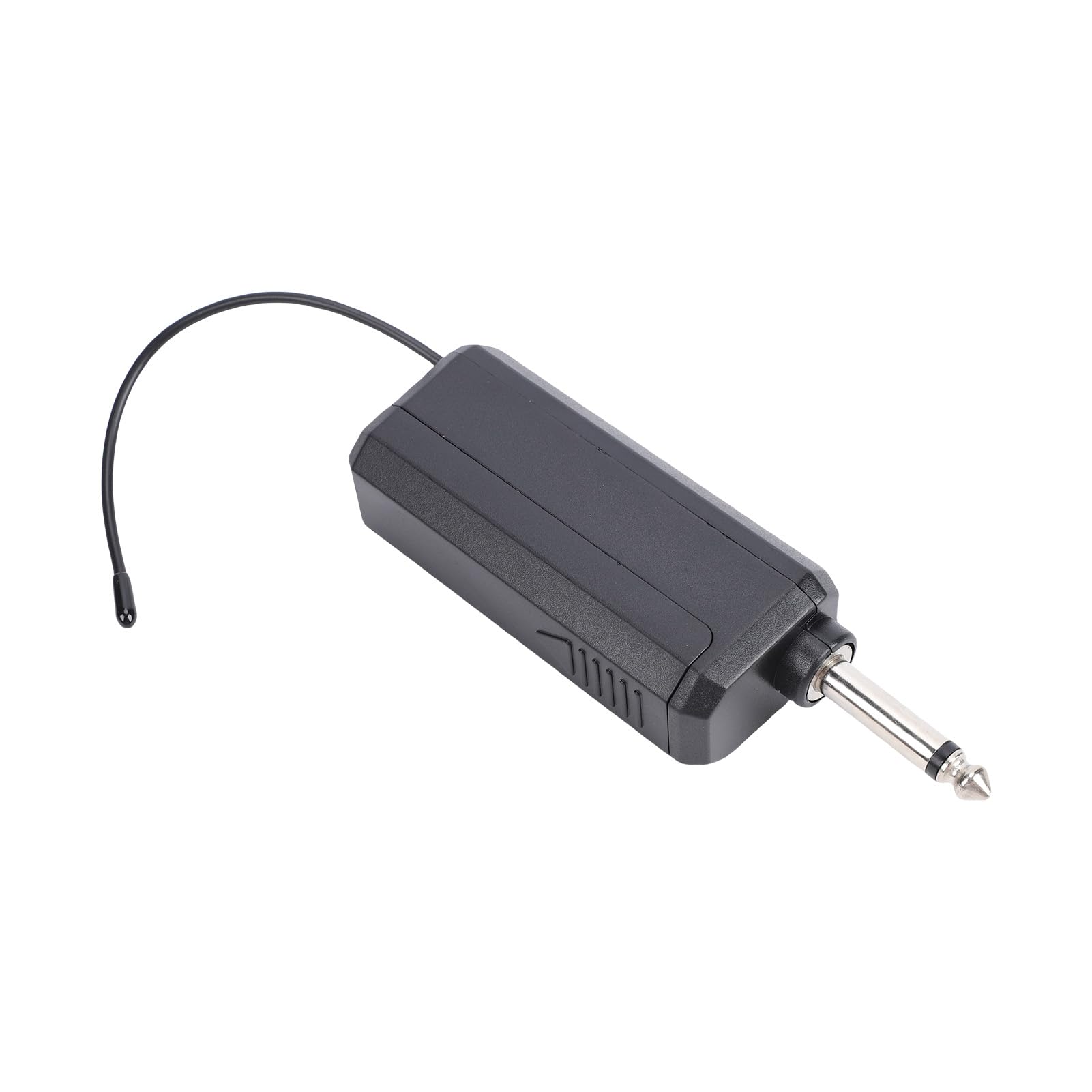 Alomejor Microfono Wireless 2.4G con Ricevitore Ricaricabile, Cardioide Palmare con Interfaccia Audio 6,35mm per Karaoke Festa Palco (1 a 1)