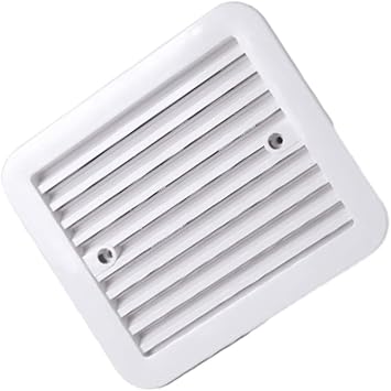 Cooling Exhaust Fan Air Vent Ventilation 12V DC Multi-Function Rack Mounted Refrigeor Side Vent Fan for RV, Motorhome, Caravan