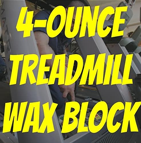 Treadmill Deck Wax Block - 4oz Cube - 100% Paraffin Cube - Comes with Instructions