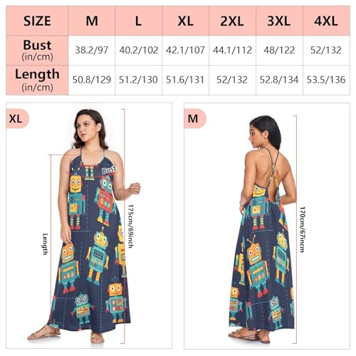 Robe d'été rétro bleu marine à bretelles spaghetti pour plage