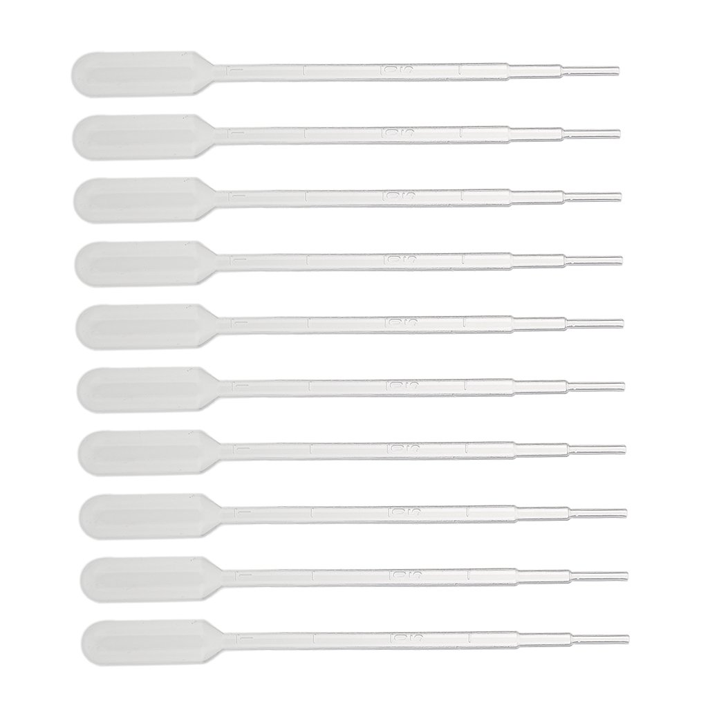 Generic PZIN51008691 Polyethylene Graduated Pipettes Eye Dropper for Experiment Medical 1Ml 2Ml 3Ml 5Ml 10Ml Pack of 10 Pieces - 1Ml