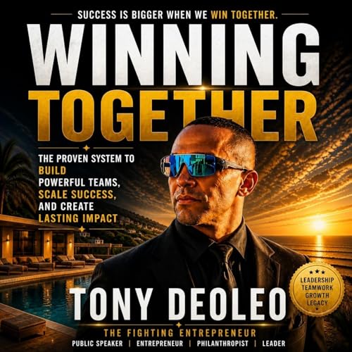 WINNING TOGETHER Audiolibro Por Tony Deoleo arte de portada
