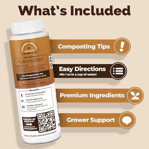 Compost Starter & Compost Accelerator líquido 8 oz miniatura 4