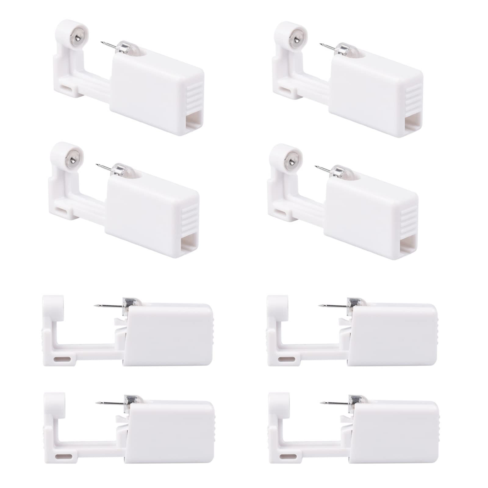 Tpubmity 8 Paquetes Pistolas Desechables para Piercing de Oreja, Blanco Kit de Pistolas de Perforación sin Dolor, Portátil Juego de Herramientas de Pistola de Perforación para Niñas, Mujeres, Hombres