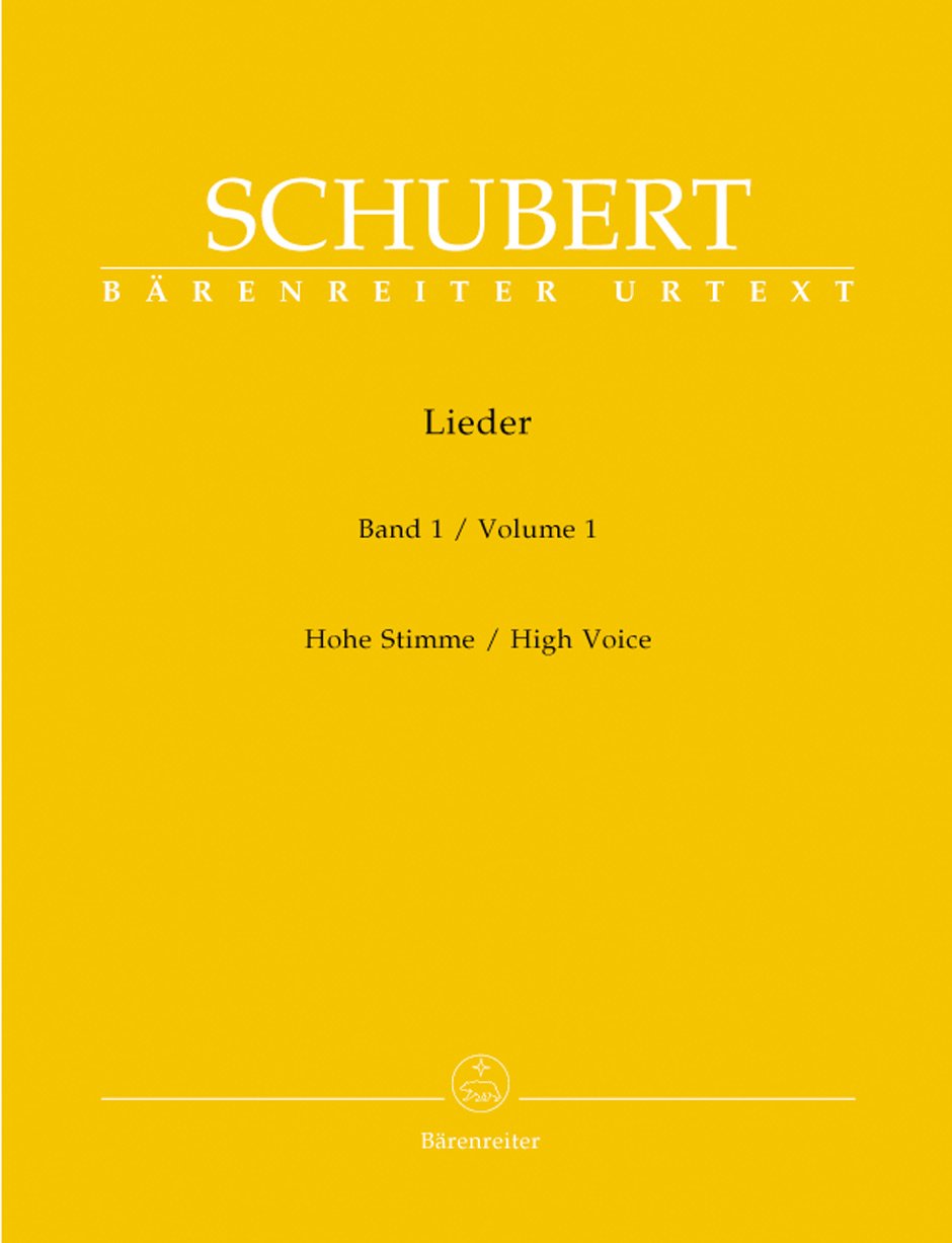 Lieder Volume 1, High Voice & Piano