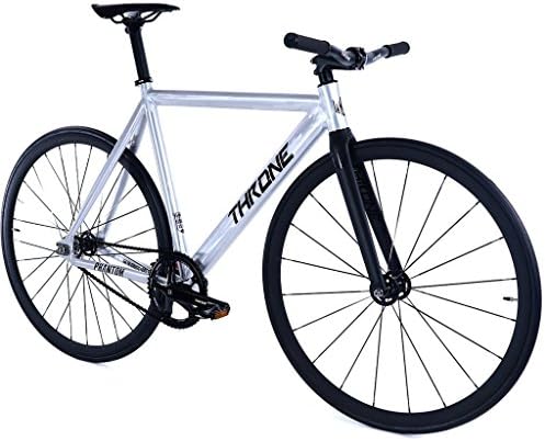 Throne Phantom Series (Limited) Series Complete Track Bike (Silver/Raw, 50)