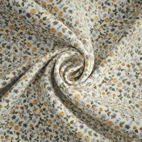 Image of Utopia Bedding Microfiber AC Comforter for King Size 220x240 cm - Lightweight, Skin-Safe & Hotel-Style Quilted Blanket with Floral Print (Beige)