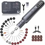 Mini Cordless Rotary Tool kit,Automatic shaft locking,8V 80W 30000RPM Rechargeable Rotary Tool with