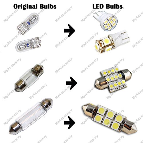12 X Premium Xenon White Led Lights Interior Package Upgrade For Ford Edge (2007-2014) #TOP1