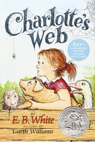 Charlotte's Web by White, E. B., DiCamillo, Kat... B00OHX1SYS Book Cover