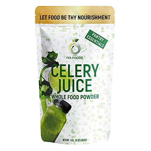 100% Celery Whole Food â€“ Our Celery Juice Powder is Made from one Ingredient only i.e. Celery Juice. Plant-Based, Non-GMO, Gluten-Free Naturally Powerful Whole Vegetable Powder