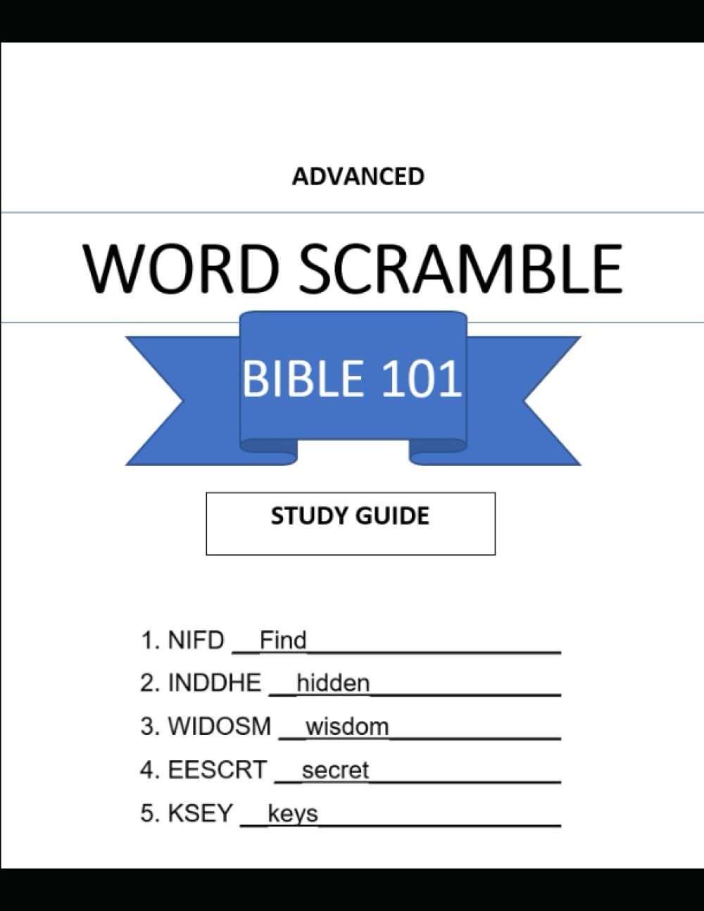 Word Scramble Bible 101