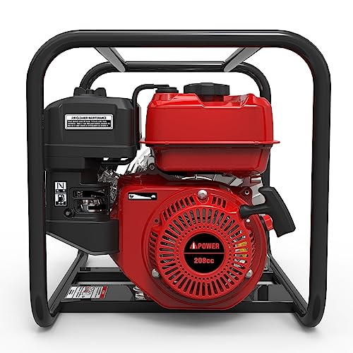 A-Ipower Awp80 7.0Hp 208Cc 3 Inch Gas Engine Trash Water Pump #TOP3