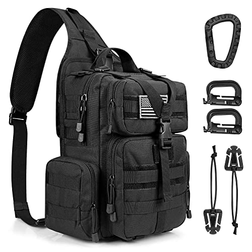 G4Free 2 Tactical Edc Sling Bag With Pistol Holster Sling Shoulder Assault Range Backpack Handgun Bag #TOP3