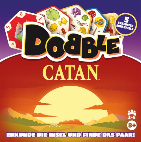 Asmodee, Dobble Catan, Zygomatic, Familienspiel, 2-6 Spieler, 8+ Jahre, 15 Minuten, Deutsch – Bild 3