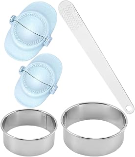 5pc Dumpling Maker Set with Dough Cutter Spoon Xmas for Home