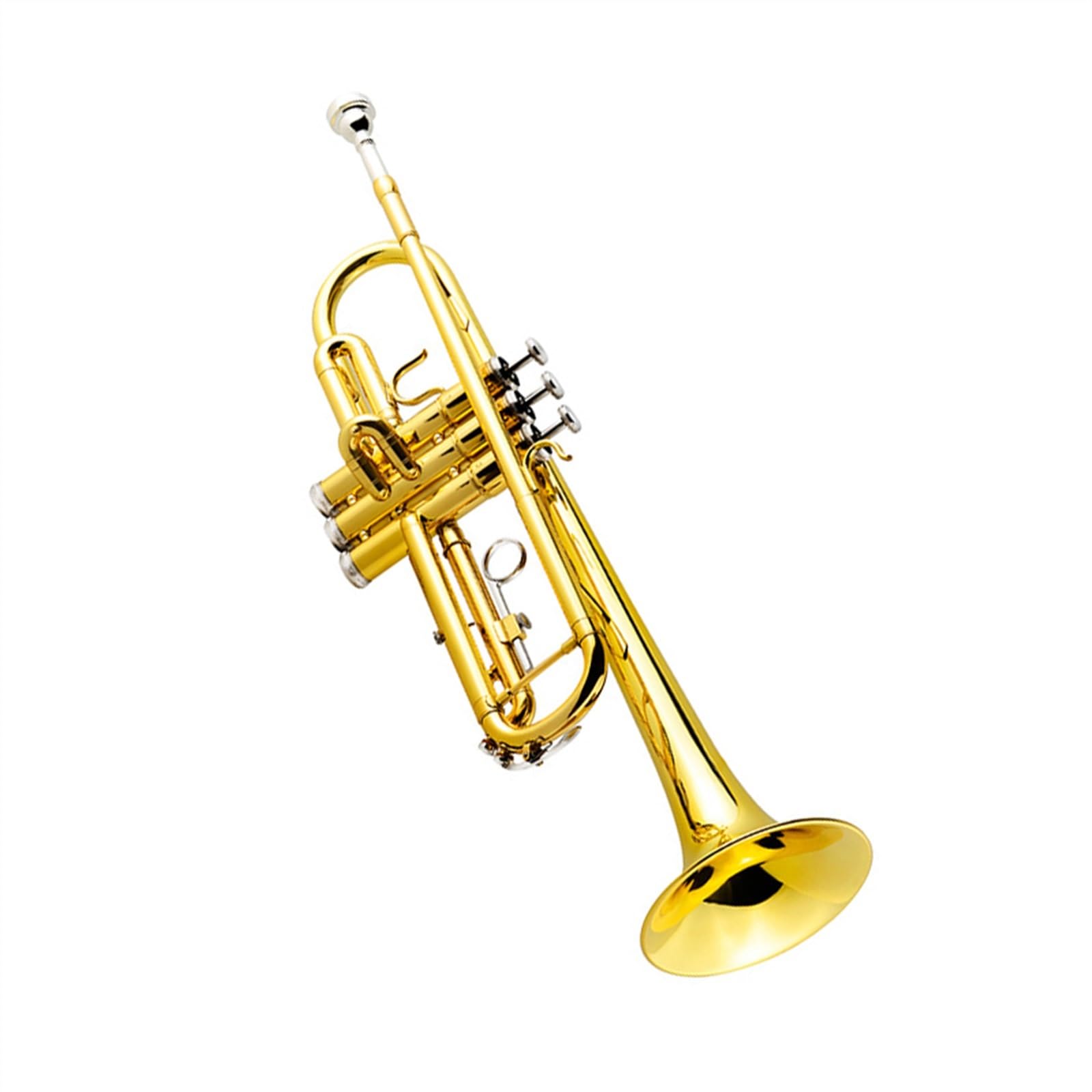 Strumento A Fiato In Ottone Laccato Oro Tromba Strumento A Fiato Per Principianti