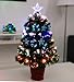 Produktbild Christmas Concepts® 2FT Green Fiber Optic Weihnachtsbaum mit Sternen und Baubles und Red Base
