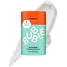 Bubble Skincare Slam Dunk Hydrating Face Moisturizer - Travel Size Lightweight Face Lotion with Vitamin E + Aloe Vera - Daily Facial Moisturizer for Normal + Dry Skin with Blue Light Protection (50ml)