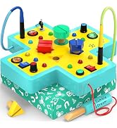 Set De 2 Cubos De Actividades Montessori | Juguete Sensorial Con 6 Funciones | Sin Pilas Y Portátil | Para Niños De 1 A 3 Años