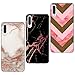 Produktbild DeirCase 3 Pack Hülle kompatibel für Samsung Galaxy A50 Hülle, Ultradünn Marmor TPU Phone Case Handyhülle Schutzhülle Silikon Bumper Schutz Tasche Schale Antikratz Backcover*3