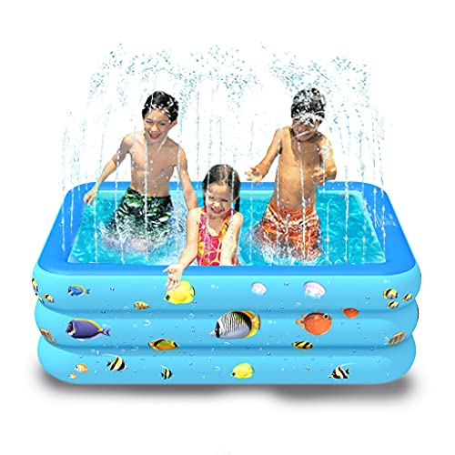 bibididi 94/83 inch kinderbadje tuin watersproeier splas pad opvouwbaar zwembad kinderen party gunst sets outdoor… - Image 5