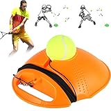 Rutschfeste Trainingsbasis: Die Basis des Tennistrainingswerkzeugs ist eine Scheibe mit einer rutschfesten Schicht am Boden. Wenn diese Tennisausrüstung auf den Boden gestellt wird, bewegt sie sich während des Gebrauchs nicht schnell. Bei Nichtgebrauch kann die Basis auch zur Aufbewahrung von Tennis und Seilen verwendet werden.