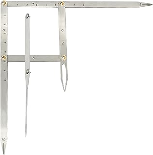 Ferramenta Bússola de Sobrancelha 18 × 10 × 1 Proporção de Pinça de Microblading Régua de Medição de Sobrancelha Estêncil de Maquiagem Permanente Ferramenta de Medição