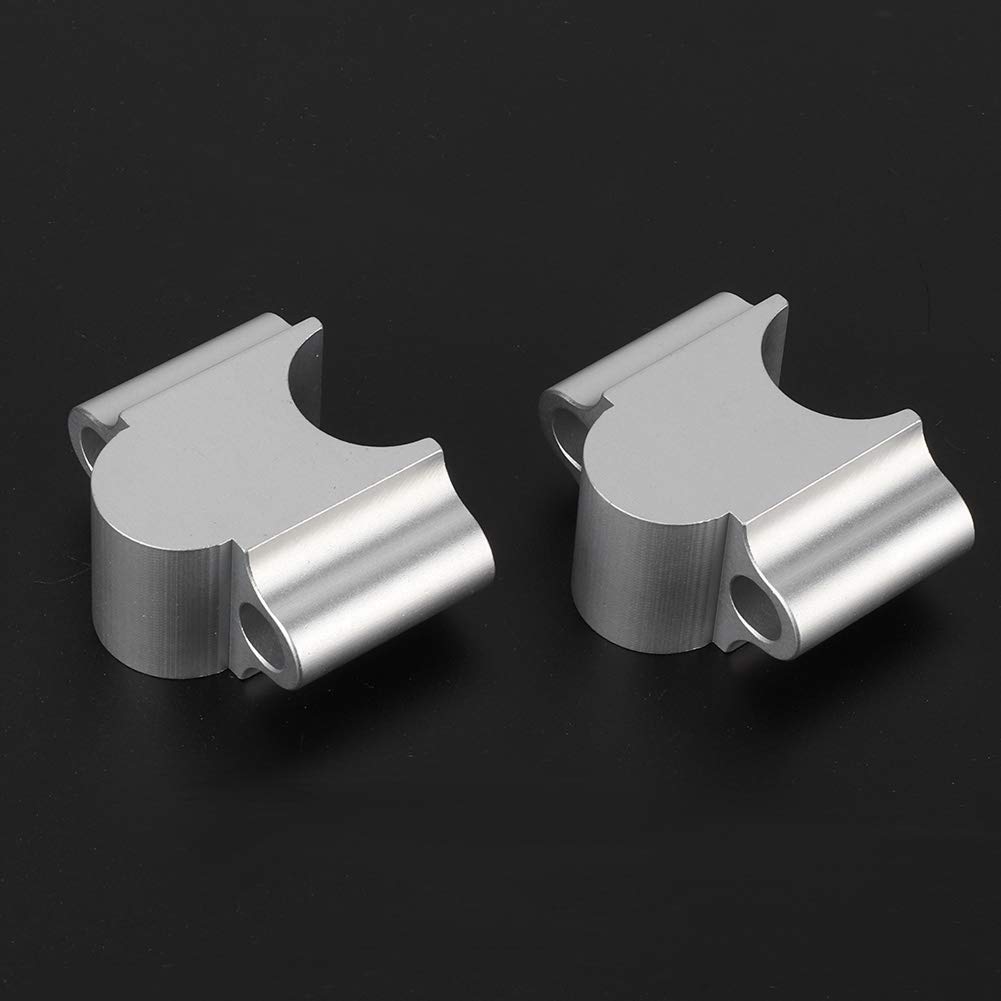 Rialzo manubrio universale, Rialzo manubrio sollevato Moto Rialzo manubrio Lega di alluminio Rialzo manubrio 7/8 `` 22mm Flangia di sollevamento della barra del motociclo