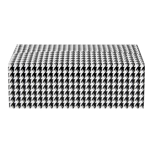 Image of Restaurantware Takeout Lunch Box 400 Count 71 Ounce Paper Spillage Resistant Container Black Houndstooth Design Freezer-Safe Food Box For Catering And Food Trucks