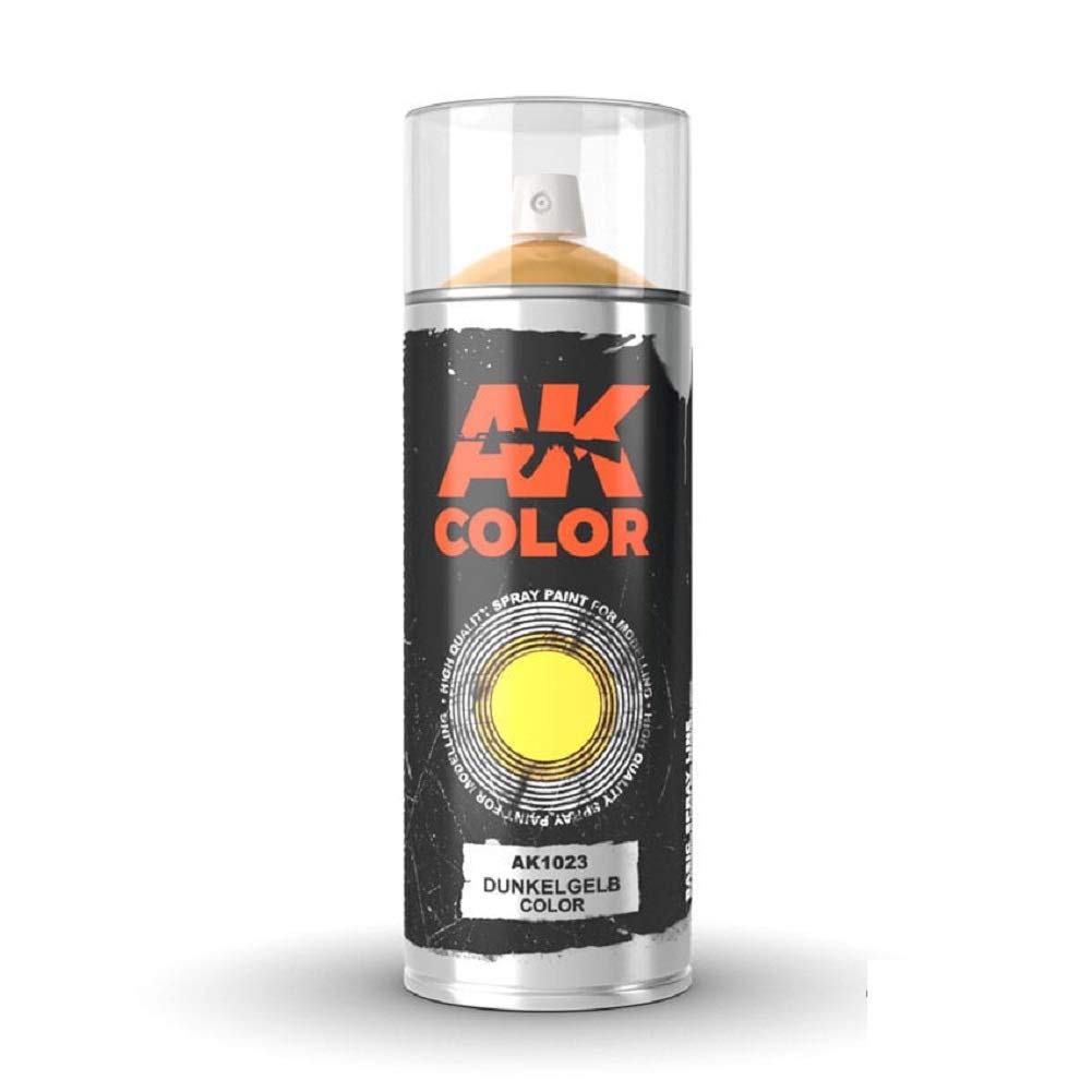 Ak Interactive Dark Yellow Ak1023 | Spray: Dunkelgelb Color - Spray 150Ml
