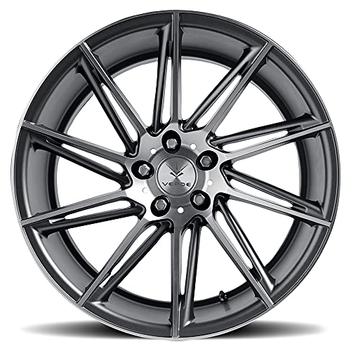 Verde Wheels - V25 Quantum Matte Graphite/Machined Wheel 19X9.5"/5X4.5"/+38Mm Offset #TOP2