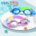 RARITYUS Cute Cartoon Unicorn Swim Goggles Waterproof Anti Fog Swimming Goggles for Youth Kids Child