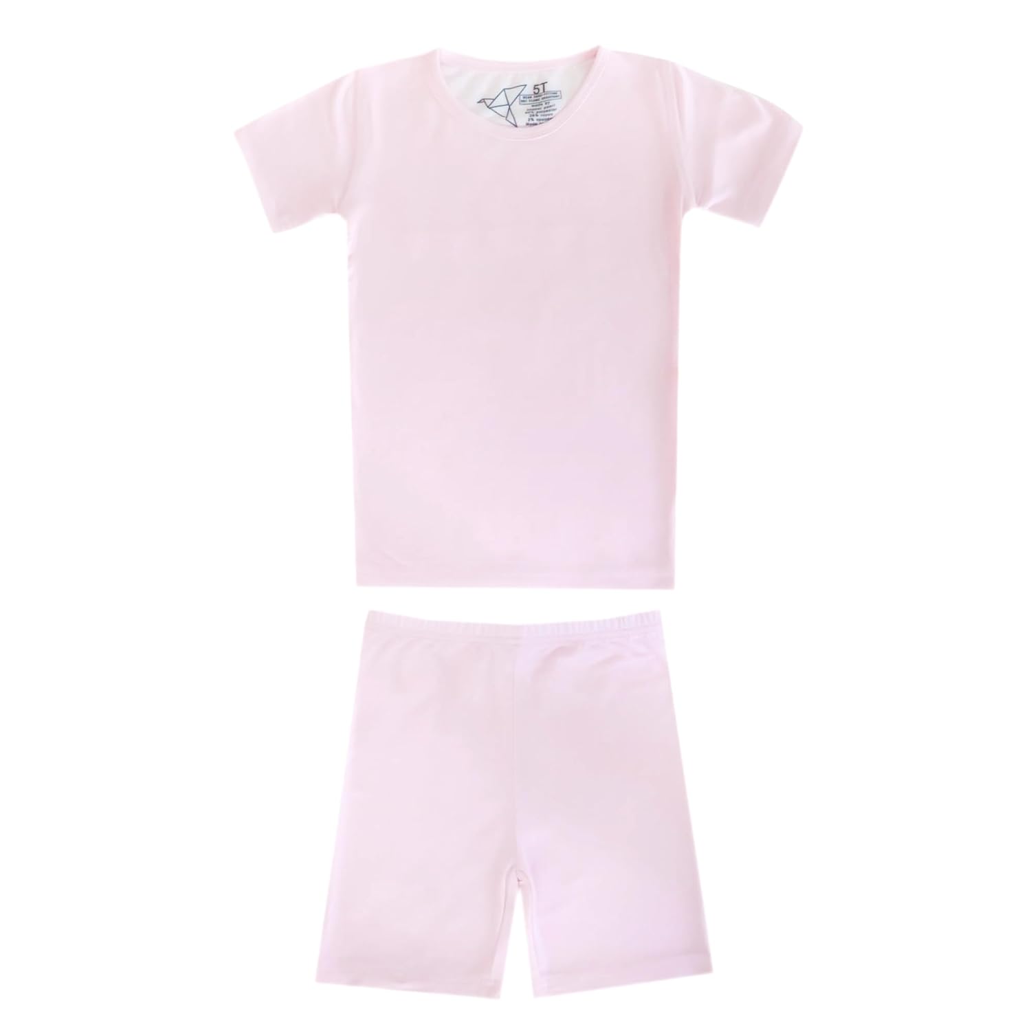 Copper Pearl Two Piece Short Sleeve Toddler Pajamas PJ Sets for Boys and Girls - Adorable Pattern Summer Pajamas Shorts to Keep Cool While Sleeping, Size 12 Months to 5T - Pecan