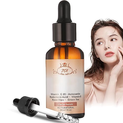 TBeautfave Vitamin C Serum For Face With Hyaluronic Acid Rose Hips Serum, Collagen Serum For Eye/Face Anti-Aging Serum Anti-Wrinkle Melanin Correcting Facial Serum Fades Dark Spots,Vegan