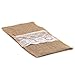 vLoveLife 8.5'' x 4'' Natural Hessian Burlap Cutlery Holder Pouch Bag with Lace Rose Flower Wedding Tableware Bags Favor - Pack Of 10