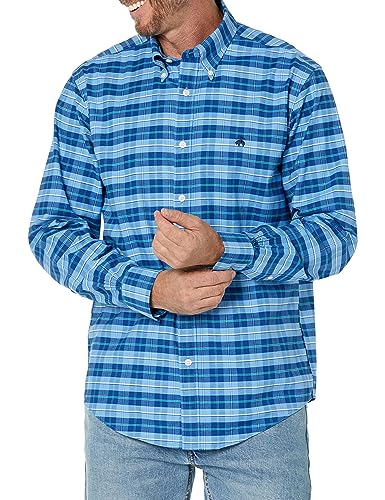 Image of Brooks Brothers Men's Non-Iron Long Sleeve Button Down Sport Shirt
