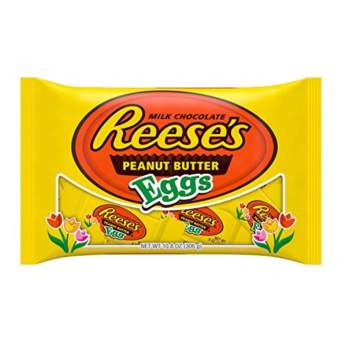 REESE'S Milk Chocolate Peanut Butter Eggs Candy, Easter, 10.8 oz Bag