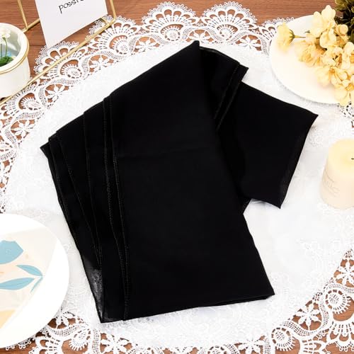 Black Chiffon Shawl Solid Sheer Shawls and Wraps Womens Polyester Elegant Soft Silky Lightweight Long Mesh Scarf Bulk for Women Evening Dresses Bridal Wedding Party Cover Up Accessories4