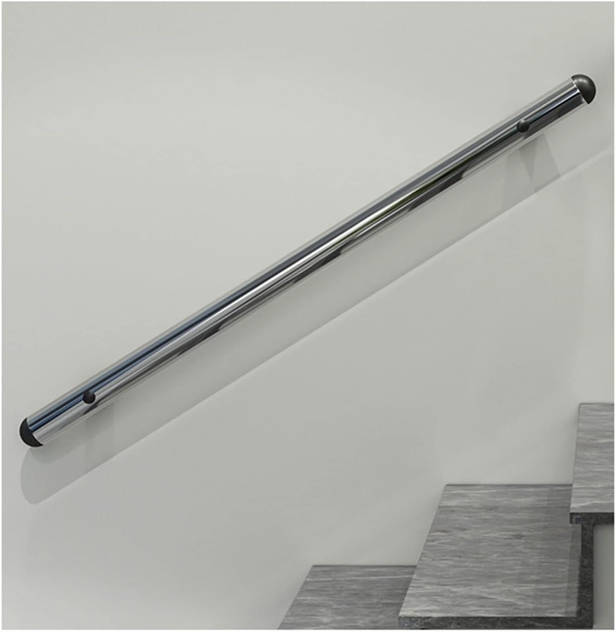 WaiDXn Stainless Steel Handrail Staircase, Wall Mounted Home Interior Handrail Railing Decorative Railing(80cm)