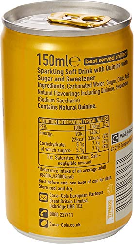 Schweppes Indian Tonic Water 150ml (Pack of 12)