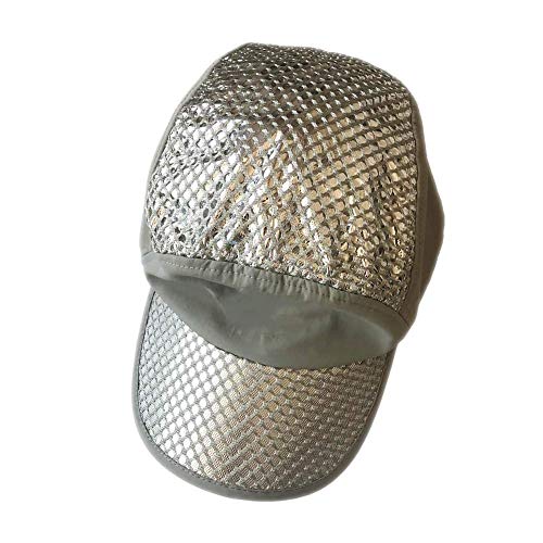 Dellcciu Casquette de baseball avec protection UV et protection contre les rayons UV pour l’été et l’extérieur, pour le froid et la glace - Blanc cassé Cover