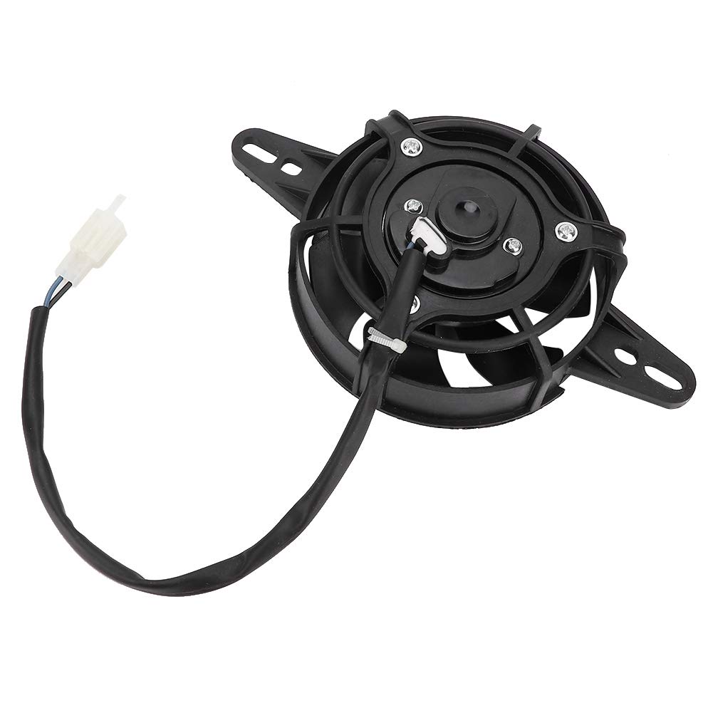 Qcwwy Radiatore in Alluminio con Ventola di Raffreddamento dell'olio Motore, Aggiornamento Ad Alte Prestazioni per Motocicli, Raffreddamento Efficiente per l'olio Motore, vestibilità Universale