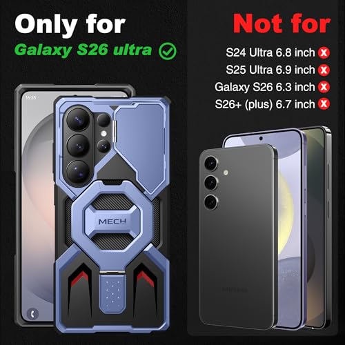 Image of TONGATE for Samsung Galaxy S26 Ultra Case with Magnetic Stand, Blue