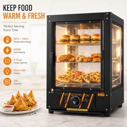 Manago Store Food Warmer Display Cabinet 50L - Image 7
