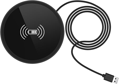 Miniatura 2 de Cargador inalámbrico de escritorio integrado para iPhone 17 16 15 14 13 12 Air Pro Plus Max, soporte de escritorio invisible de 15 W, almohadilla de