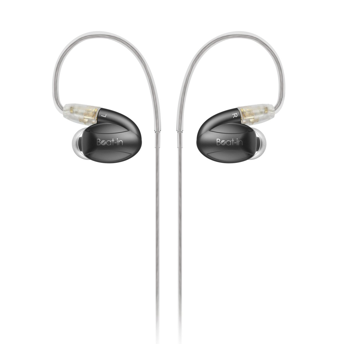 Beat-in ハイブリッドイヤホン HYBRID グレー ハイレゾ音源対応 カナル型 MMCX 高音質 BI10113 Amazon.co.jp: Beat-in ハイブリッドイヤホン HYBRID グレー