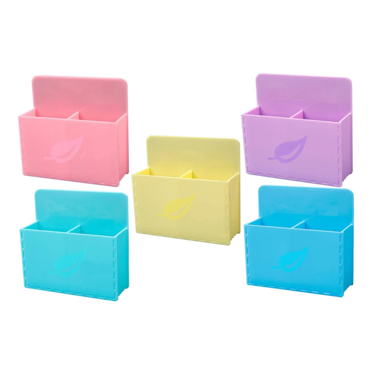 Pot magnétique TEHAUX pour stylos : organisateur de tableau blanc à 5 pièces pour bureau